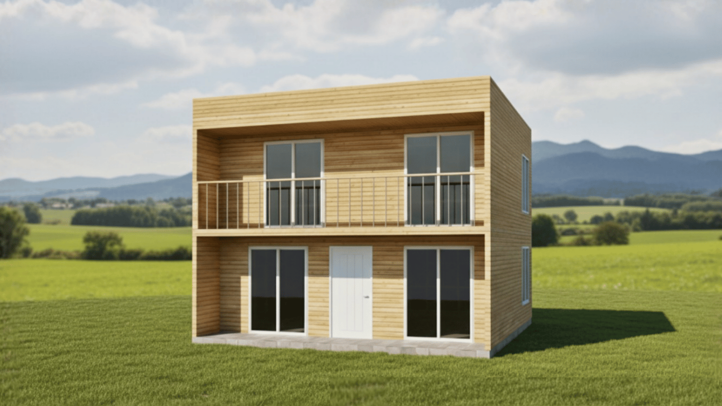 Render oficial de Dos Niveles de 98 m², Línea Órdenes